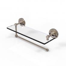 Allied Brass PRBP-1PT/16-PEW - Prestige Regal Collection Paper Towel Holder with 16 Inch Glass Shelf