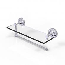 Allied Brass PRBP-1PT/16-SCH - Prestige Regal Collection Paper Towel Holder with 16 Inch Glass Shelf