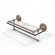 Allied Brass PRBP-1PT/16-GAL-PEW - Prestige Regal Collection Paper Towel Holder with 16 Inch Gallery Glass Shelf