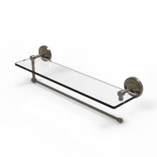 Allied Brass PRBP-1PT/22-ABR - Prestige Regal Collection Paper Towel Holder with 22 Inch Glass Shelf