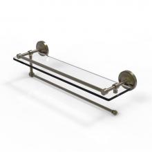Allied Brass PRBP-1PT/22-GAL-ABR - Prestige Regal Collection Paper Towel Holder with 22 Inch Gallery Glass Shelf