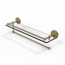 Allied Brass PRBP-1PT/22-GAL-UNL - Prestige Regal Collection Paper Towel Holder with 22 Inch Gallery Glass Shelf