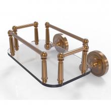 Allied Brass PR-GT-5-BBR - Prestige Regal Collection Wall Mounted Glass Guest Towel Tray