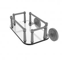 Allied Brass PR-GT-5-GYM - Prestige Regal Collection Wall Mounted Glass Guest Towel Tray