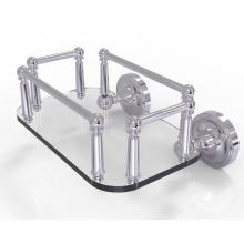 Allied Brass PR-GT-5-PC - Prestige Regal Collection Wall Mounted Glass Guest Towel Tray