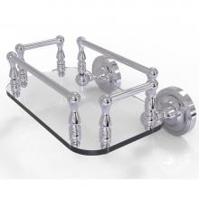 Allied Brass PR-GT-6-PC - Prestige Regal Collection Wall Mounted Glass Guest Towel Tray