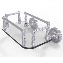 Allied Brass PR-GT-6-SCH - Prestige Regal Collection Wall Mounted Glass Guest Towel Tray