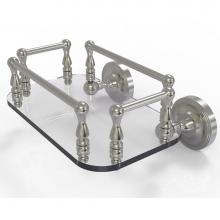 Allied Brass PR-GT-6-SN - Prestige Regal Collection Wall Mounted Glass Guest Towel Tray