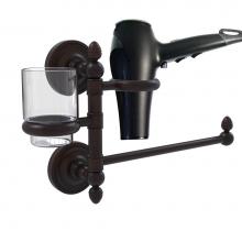 Allied Brass PR-GTBD-1-VB - Prestige Regal Collection Hair Dryer Holder and Organizer