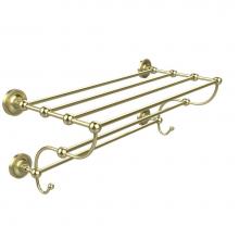 Allied Brass PR-HTL/24-5-SBR - Prestige Regal Collection 24 Inch Train Rack Towel Shelf