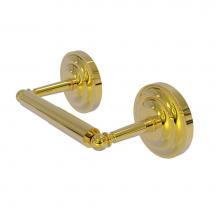 Allied Brass QN-24-PB - Que New Collection 2 Post Toilet Tissue Holder