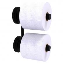 Allied Brass QN-24-RR-2-BKM - Que New Collection 2 Roll Reserve Roll Toilet Paper Holder - Matte Black