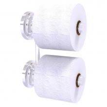 Allied Brass QN-24-RR-2-SCH - Que New Collection 2 Roll Reserve Roll Toilet Paper Holder - Satin Chrome