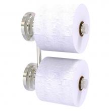 Allied Brass QN-24-RR-2-SN - Que New Collection 2 Roll Reserve Roll Toilet Paper Holder - Satin Nickel