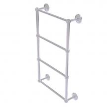Allied Brass QN-28D-30-PC - Que New Collection 4 Tier 30 Inch Ladder Towel Bar with Dotted Detail