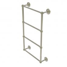 Allied Brass QN-28D-30-PNI - Que New Collection 4 Tier 30 Inch Ladder Towel Bar with Dotted Detail