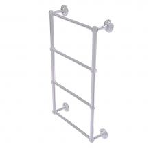 Allied Brass QN-28D-30-SCH - Que New Collection 4 Tier 30 Inch Ladder Towel Bar with Dotted Detail