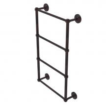 Allied Brass QN-28G-30-VB - Que New Collection 4 Tier 30 Inch Ladder Towel Bar with Groovy Detail