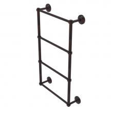 Allied Brass QN-28G-36-VB - Que New Collection 4 Tier 36 Inch Ladder Towel Bar with Groovy Detail
