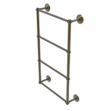 Allied Brass QN-28T-36-ABR - Que New Collection 4 Tier 36 Inch Ladder Towel Bar with Twisted Detail