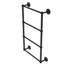 Allied Brass QN-28T-36-ABZ - Que New Collection 4 Tier 36 Inch Ladder Towel Bar with Twisted Detail