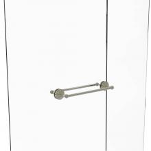 Allied Brass QN-41-BB-18-PNI - Que New Collection 18 Inch Back to Back Shower Door Towel Bar