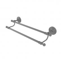 Allied Brass QN-72/18-GYM - Que New Collection 18 Inch Double Towel Bar