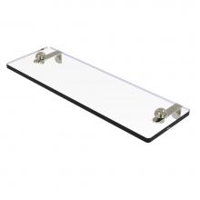 Allied Brass RC-1/16-PEW - 16 Inch Glass Vanity Shelf with Beveled Edges