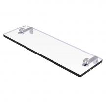 Allied Brass RC-1/16-SCH - 16 Inch Glass Vanity Shelf with Beveled Edges