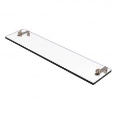 Allied Brass RC-1/22-PEW - 22 Inch Glass Vanity Shelf with Beveled Edges