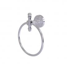 Allied Brass RD-16-SCH - Retro Dot Collection Towel Ring
