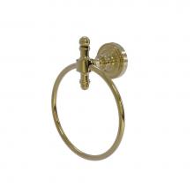 Allied Brass RD-16-UNL - Retro Dot Collection Towel Ring