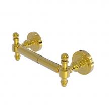 Allied Brass RD-24-PB - Retro Dot Collection 2 Post Toilet Tissue Holder