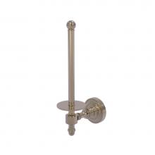 Allied Brass RD-24U-PEW - Retro Dot Collection Upright Toilet Tissue Holder