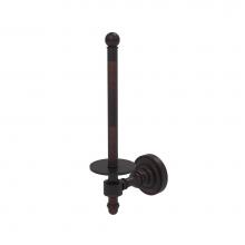 Allied Brass RD-24U-VB - Retro Dot Collection Upright Toilet Tissue Holder