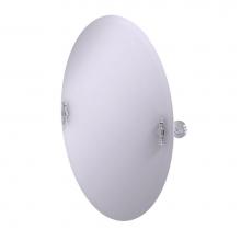 Allied Brass RD-91-PC - Frameless Oval Tilt Mirror with Beveled Edge