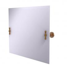 Allied Brass RD-93-BBR - Frameless Landscape Rectangular Tilt Mirror with Beveled Edge