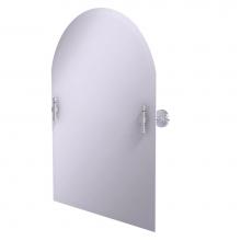 Allied Brass RD-94-SCH - Frameless Arched Top Tilt Mirror with Beveled Edge