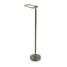 Allied Brass RDM-5-ABR - Retro Dot Collection Free Standing Toilet Tissue Holder