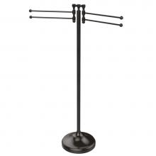 Allied Brass RDM-8-ORB - Towel Stand with 4 Pivoting Swing Arms
