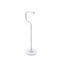 Allied Brass RM-25U-WHM - Remi Collection Free Standing Euro Style Toilet Tissue Stand