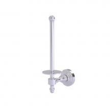 Allied Brass RW-24U-SCH - Retro Wave Collection Upright Toilet Tissue Holder