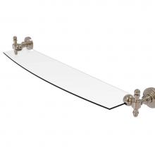 Allied Brass RW-33/24-PEW - Retro Wave 24 Inch Glass Shelf