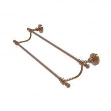 Allied Brass RW-72/18-BBR - Retro Wave Collection 18 Inch Double Towel Bar