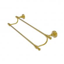Allied Brass RW-72/18-PB - Retro Wave Collection 18 Inch Double Towel Bar