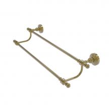 Allied Brass RW-72/18-UNL - Retro Wave Collection 18 Inch Double Towel Bar