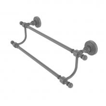 Allied Brass RW-72/36-GYM - Retro Wave Collection 36 Inch Double Towel Bar
