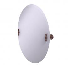 Allied Brass RW-91-CA - Frameless Oval Tilt Mirror with Beveled Edge