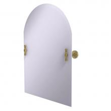 Allied Brass RW-94-UNL - Frameless Arched Top Tilt Mirror with Beveled Edge
