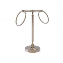 Allied Brass RWM-3-PEW - Vanity Top 2 Towel Ring Guest Towel Holder